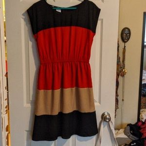 Colorblock dress